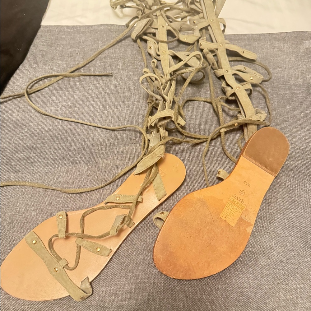 RAYE Tan Gladiator Sandals